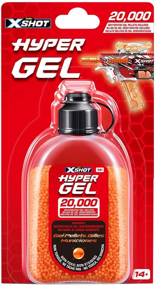 Refil X-Shot Zuru Hyper Gel 20000 U