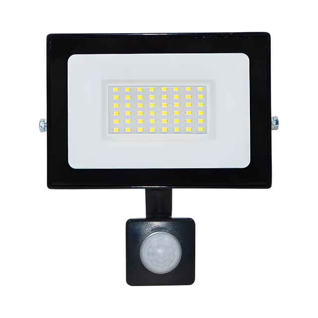 Refletor LED com Sensor de Presença Ecoville EV01S-30W 30W 6500K 2700 Lúmens Bivolt
