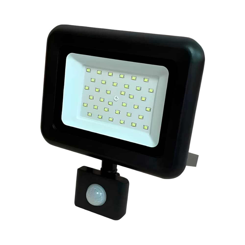 Refletor LED com Sensor de Presença Empalux Rl75000 50W 6500K 3750 Lúmens Bivolt