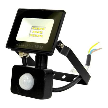 Refletor LED Taschibra com Sensor 10W 6500K Preto