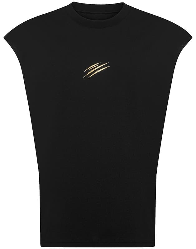 Regata Philipp Plein Sport Paec Mrk0104 STE001N 0294 Tanktop T-Shirt Label Masculina
