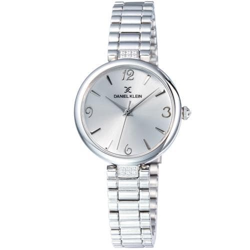 Relógio Analógico Daniel Klein Premium Dk11898-1 Feminino Prata