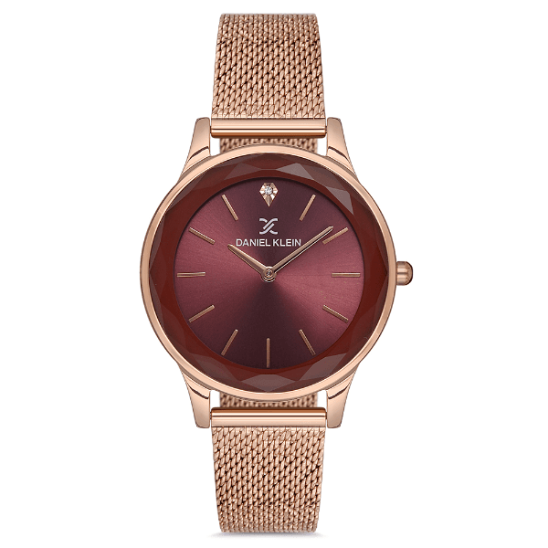 Relógio Analógico Daniel Klein Dk.1.12678-6 Premium Ladies Pulseira de Aço Inoxidável Rose Gold