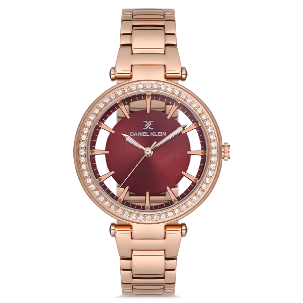 Relógio Analógico Daniel Klein Dk.1.12681-2 Premium Ladies Pulseira de Aço Inoxidável Rose Gold