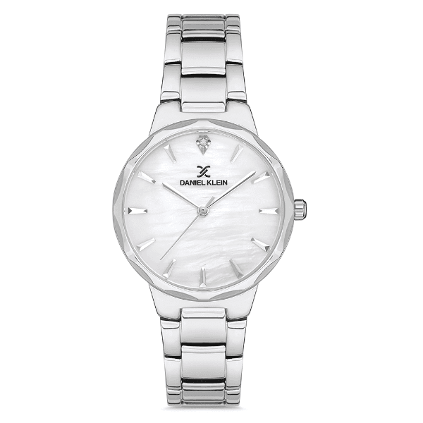 Relógio Analógico Feminino Daniel Klein Dk.1.12702-1 Premium Ladies Pulseira de Aço Inoxidável Prata