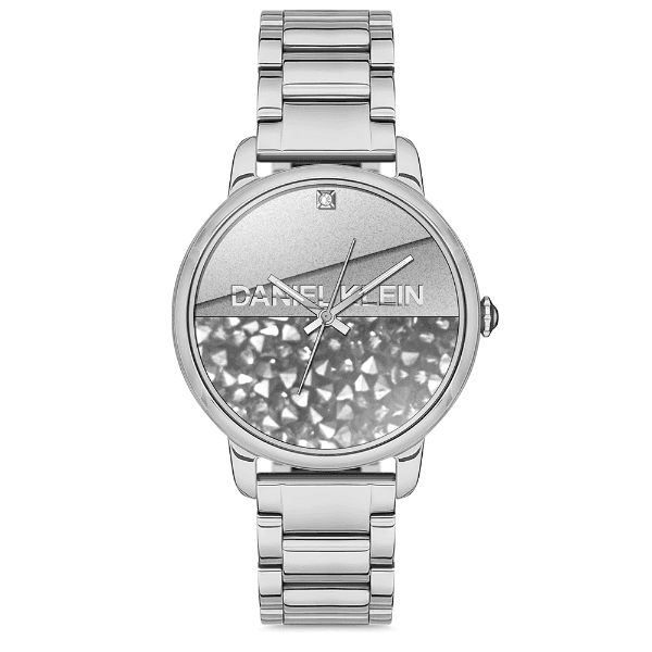 Relógio Analógico Daniel Klein Dk.1.12711-1 Premium Ladies Pulseira de Aço Inoxidável Prata
