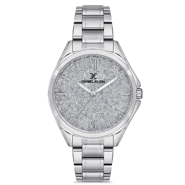 Relógio Analógico Feminino Daniel Klein Dk.1.12721-1 Premium Ladies Pulseira de Aço Inoxidável Prata