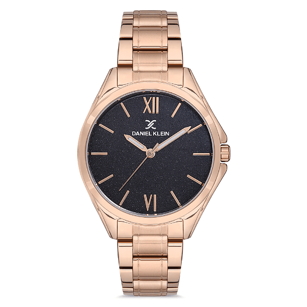 Relógio Analógico Feminino Daniel Klein Dk.1.12721-5 Premium Ladies Pulseira de Aço Inoxidável Rose Gold