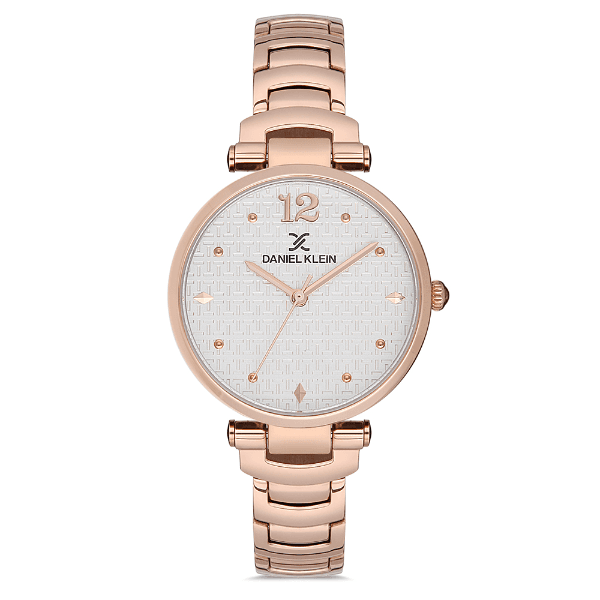 Relógio Analógico Daniel Klein Dk.1.12751-4 Premium Ladies Pulseira de Aço Inoxidável Rose Gold