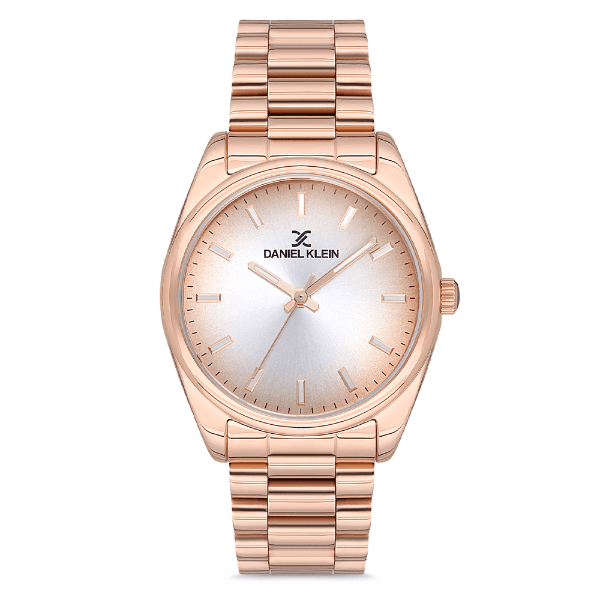Relógio Analógico Feminino Daniel Klein Dk.1.12754-3 Premium Ladies Pulseira de Aço Inoxidável Rose Gold