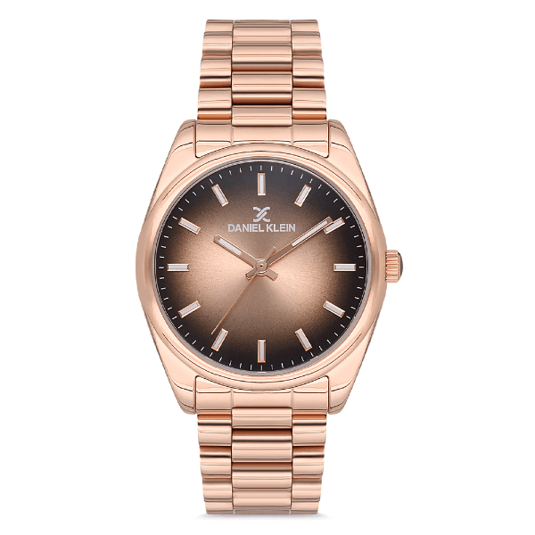 Relógio Analógico Feminino Daniel Klein Dk.1.12754-6 Premium Ladies Pulseira de Aço Inoxidável Rose Gold