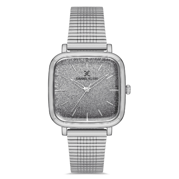 Relógio Analógico Feminino Daniel Klein Dk.1.12761-1 Premium Ladies Pulseira de Malha Prata