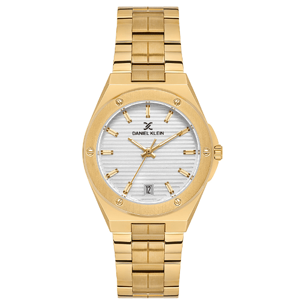 Relógio Analógico Feminino Daniel Klein Dk.1.14171-3 Premium Lady Pulseira de Aço Inoxidável Dourado
