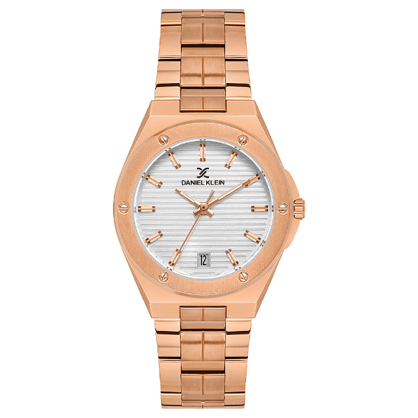 Relógio Analógico Feminino Daniel Klein Dk.1.14171-6 Premium Lady com Pulseira de Aço Inoxidável Rose Gold