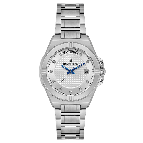 Relógio Analógico Feminino Daniel Klein Dk.1.14176-1 Premium Lady Pulseira de Aço Inoxidável - Prata