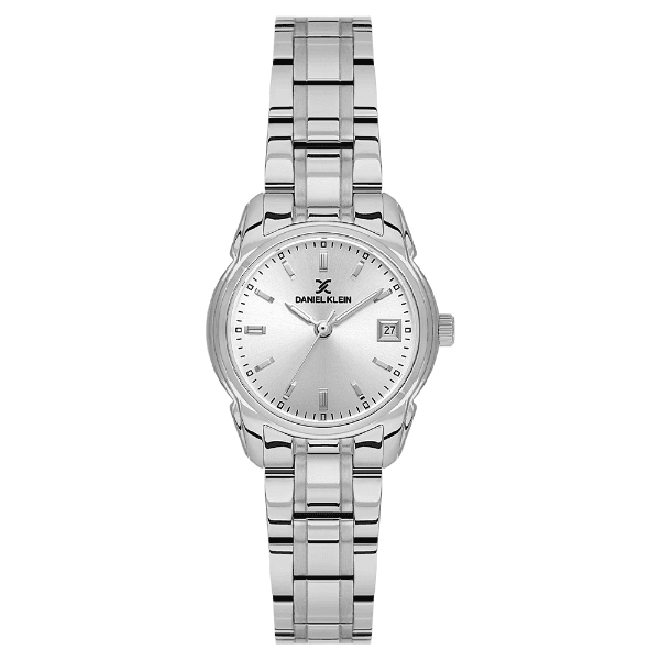 Relógio Analógico Feminino Daniel Klein Dk.1.14187-1 Premium Lady Pulseira de Aço Inoxidável Prata