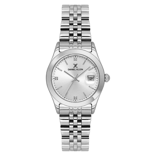 Relógio Analógico Feminino Daniel Klein Dk.6.14183-1 Premium Ladies Pulseira de Aço Inoxidável Prata