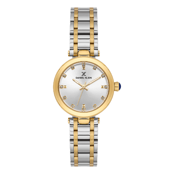 Relógio Analógico Feminino Daniel Klein Dk.6.14320-4 Premium Lady Pulseira Aço Inoxidável Prata/Dourado