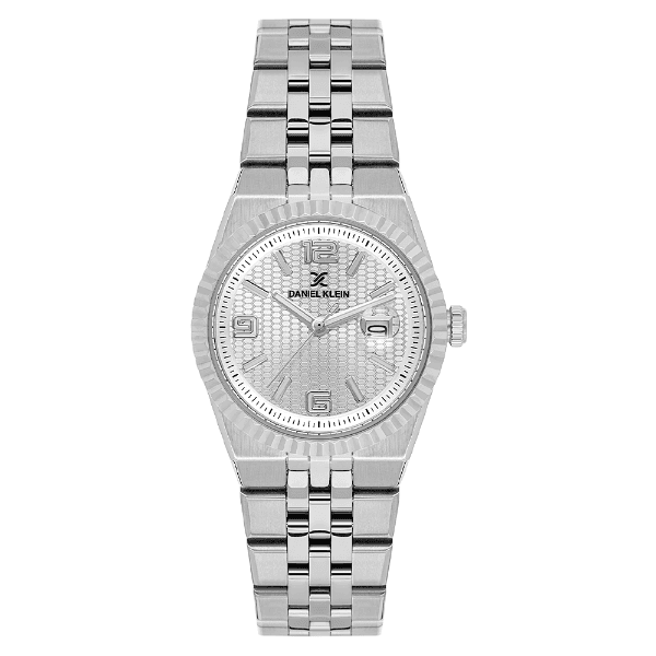 Relógio Analógico Feminino Daniel Klein Dk.6.14716-1 Premium Lady Pulseira de Aço Inoxidável Prata