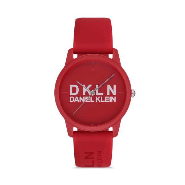 Relógio Analógico Daniel Klein Dkln Dk.1.12645-2 Vermelho