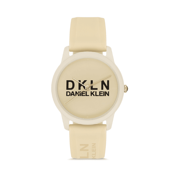 Relógio Analógico Daniel Klein Dkln Dk.1.12645-6 Bege