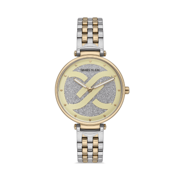 Relógio Analógico Daniel Klein Premium Dk.1.12534-5 Prata/Dourado