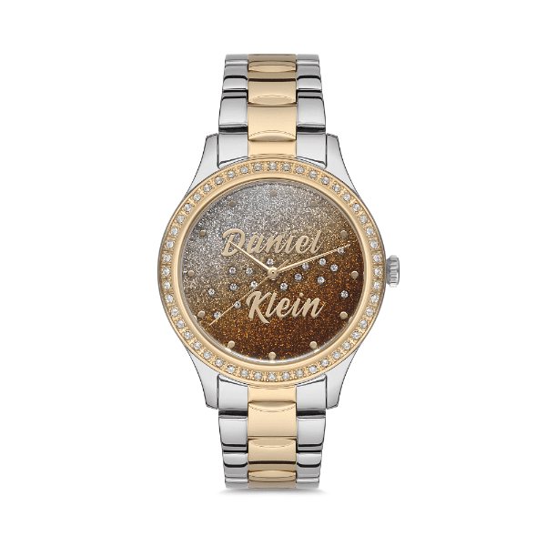 Relógio Analógico Daniel Klein Premium Dk.1.12538-5 Prata/Dourado