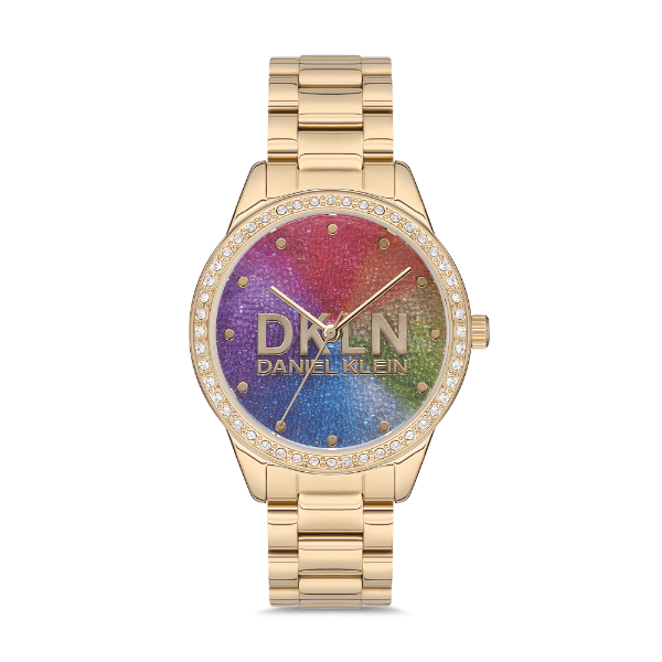 Relógio Analógico Daniel Klein Premium Dk.1.12565-3 Dourado
