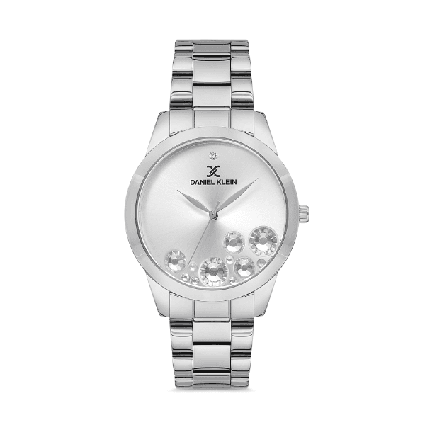 Relógio Analógico Daniel Klein Premium Dk.1.12612-1 Prata