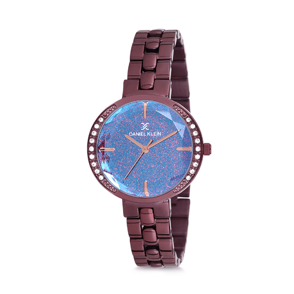 Relógio Analógico Daniel Klein Premium Dk12068-5 Bordô