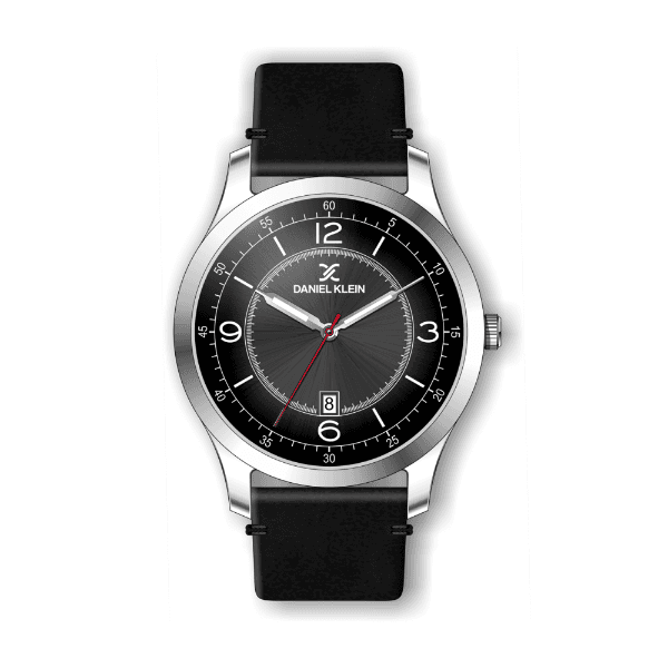 Relógio Analógico Daniel Klein Dk.1.12500-2 Prata e Preto