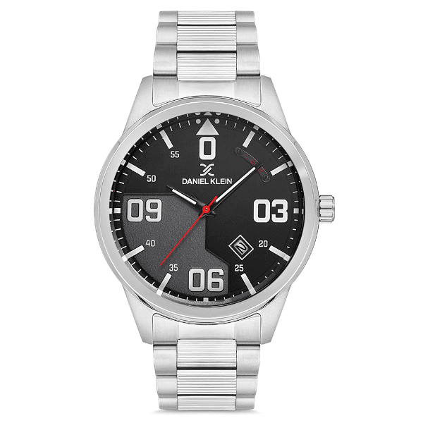 Relógio Analógico Masculino Daniel Klein Dk.1.12671-1 Premium Gents Pulseira de Aço Inoxidável Prata