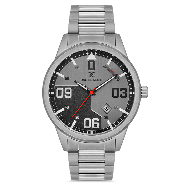 Relógio Analógico Masculino Daniel Klein Dk.1.12671-3 Premium Gents Pulseira de Aço Inoxidável Prata