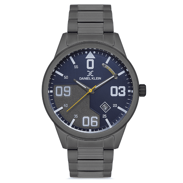 Relógio Analógico Masculino Daniel Klein Dk.1.12671-4 Premium Gents Pulseira de Aço Inoxidável Cinza