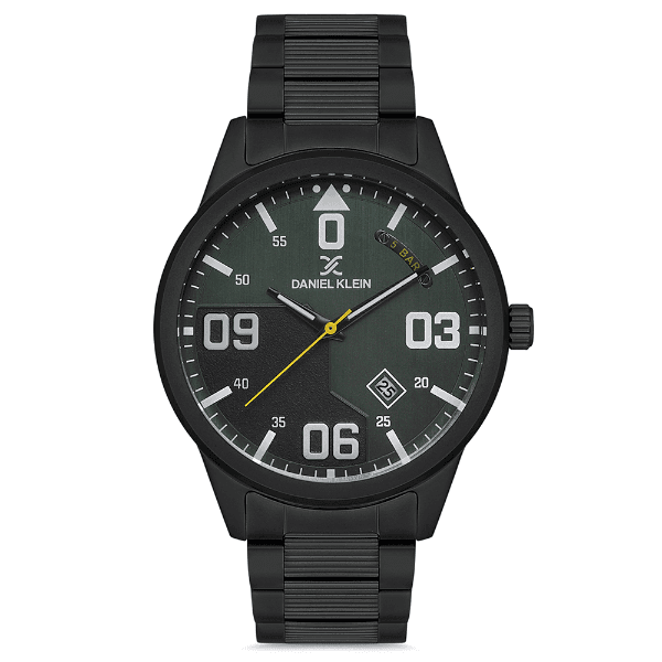 Relógio Analógico Masculino Daniel Klein Dk.1.12671-6 Premium Gents Pulseira de Aço Inoxidável Preto
