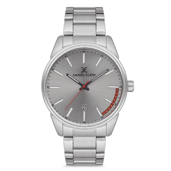 Relógio Analógico Masculino Daniel Klein Dk.1.12763-1 Premium Gents Pulseira de Aço Inoxidável Prata