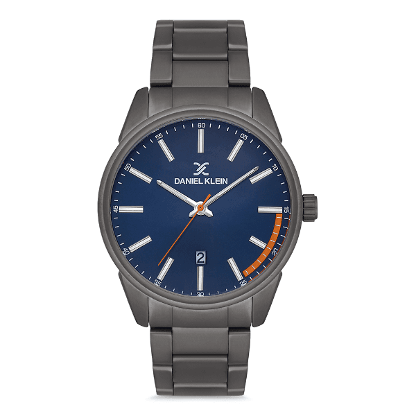 Relógio Analógico Masculino Daniel Klein Dk.1.12763-4 Premium Gents Pulseira de Aço Inoxidável Cinza