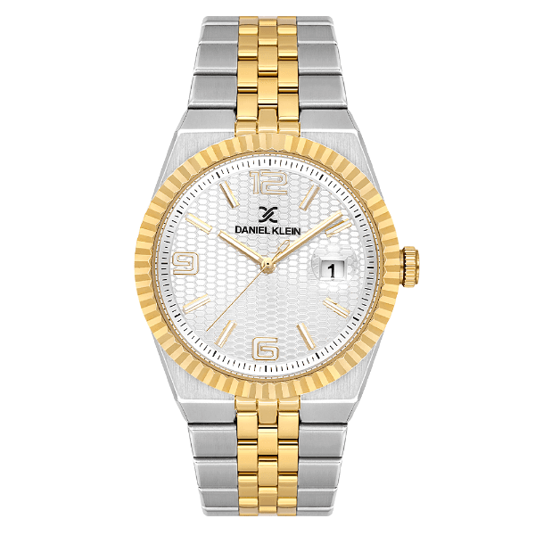 Relógio Analógico Masculino Daniel Klein Dk.6.14718-5 Premium Gents Pulseira de Aço Inoxidável Prata/Dourado