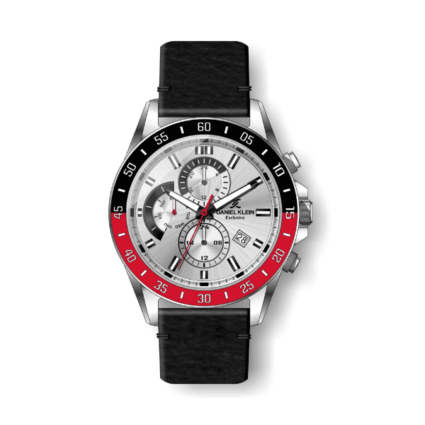 Relógio Analógico Daniel Klein Exclusive Dk.1.12455-6 Prata e Preto