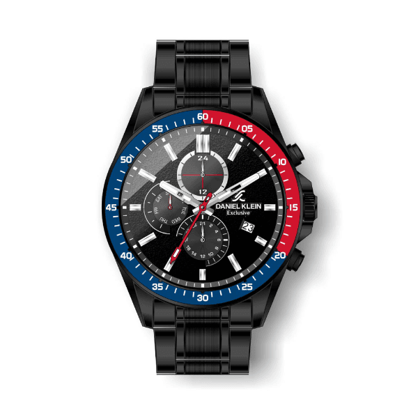 Relógio Analógico Daniel Klein Exclusive Dk.1.12456-6 Preto