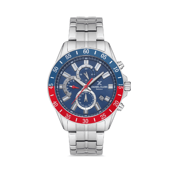 Relógio Analógico Daniel Klein Exclusive Dk.1.12603-3 Prata
