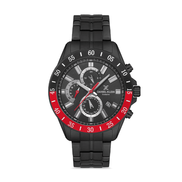 Relógio Analógico Masculino Daniel Klein Exclusive Dk.1.12603-6 Preto