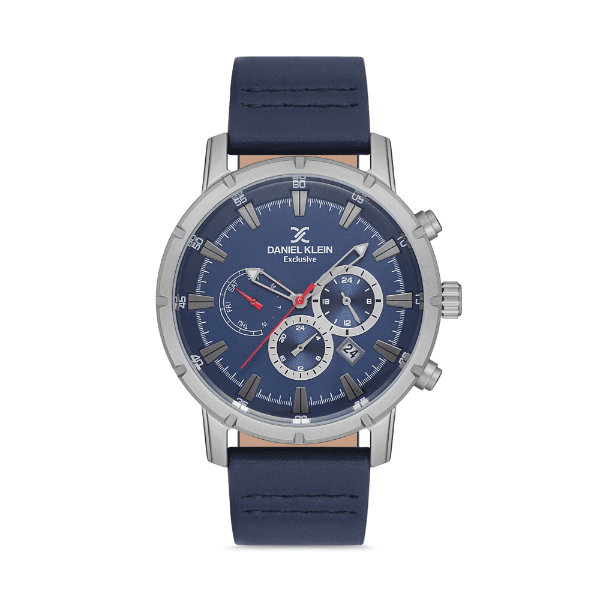 Relógio Analógico Masculino Daniel Klein Exclusive Dk.1.12616-5 Azul/Cinza