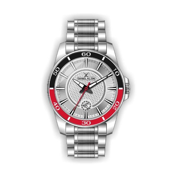 Relógio Analógico Daniel Klein Premium Dk.1.12462-1 Prata