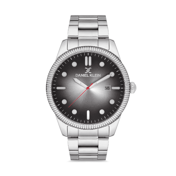 Relógio Analógico Daniel Klein Premium Dk.1.12576-1 Prata/Preto