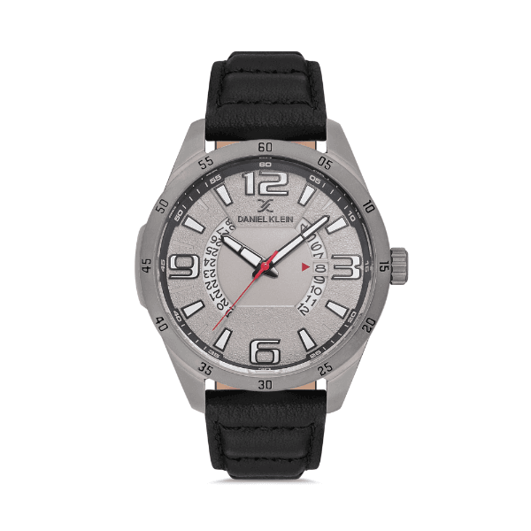 Relógio Analógico Daniel Klein Premium Dk.1.12587-1 Cinza/Preto