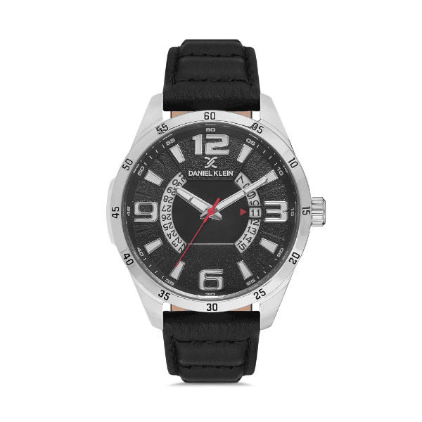 Relógio Analógico Daniel Klein Premium Dk.1.12587-2 Prata/Preto