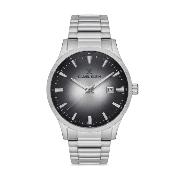 Relógio Analógico Masculino Daniel Klein Premium Dk.1.12632-1 Prata/Preto