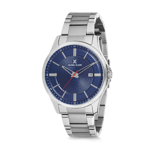 Relógio Analógico Masculino Daniel Klein Premium Dk12229-3 Prata e Azul