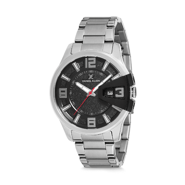 Relógio Analógico Masculino Daniel Klein Premium Dk12231-5 Prata e Preto